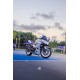 Kawasaki Customized Ninja400 chameleon Half purple/white Motorcycle fairings (2017-2023)