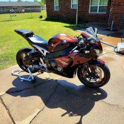  Fairings for Honda CRB1000RR Chameleon Black/Red Motorcycle(2008-2011)