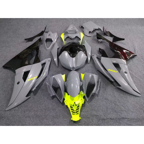 Nardo Grey/Neon yellow Motorcycle Fairings For Yamaha YZF R6(2008-2016)