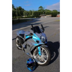 Chameleon Nardo Grey/Blue Motorcycle Fairings For SUZUKI GSXR1000(2007-2008)