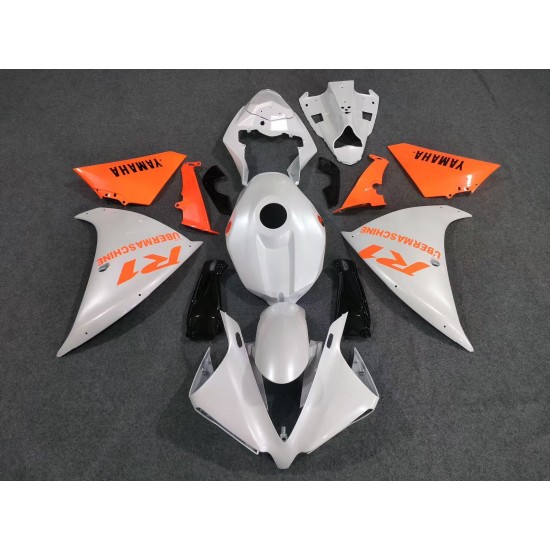 Neon Orange Motorcycle Fairings For Yamaha YZF R1(full tank cover)(2012-2014)