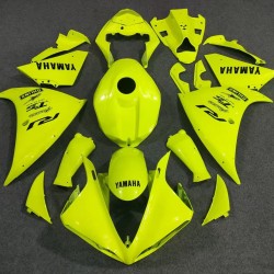 Yamaha YZF R1 Neon Yellow Motorcycle Fairings With Full Tank Cover(2009-2011)