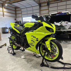 Yamaha YZF R1 Neon Yellow Motorcycle Fairings With Full Tank Cover(2009-2011)