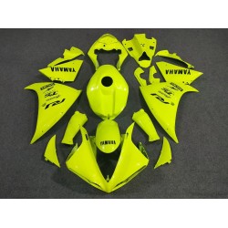 Neon Yellow Motorcycle Fairings For Yamaha YZF R1 (full tank cover)(2012-2014)