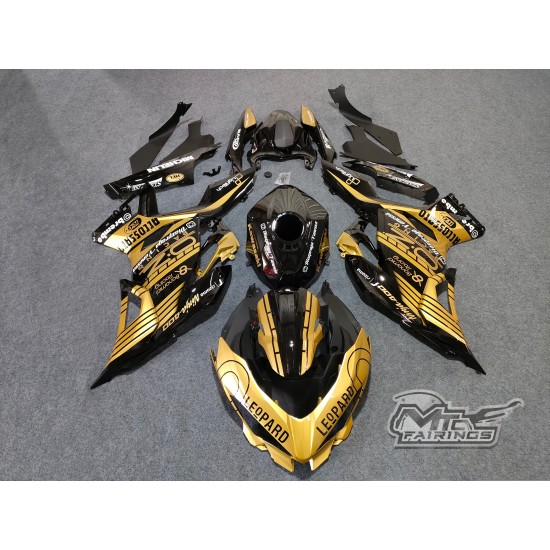 Kawasaki Ninja 400 Gold Motorcycle fairings (2017-2023)