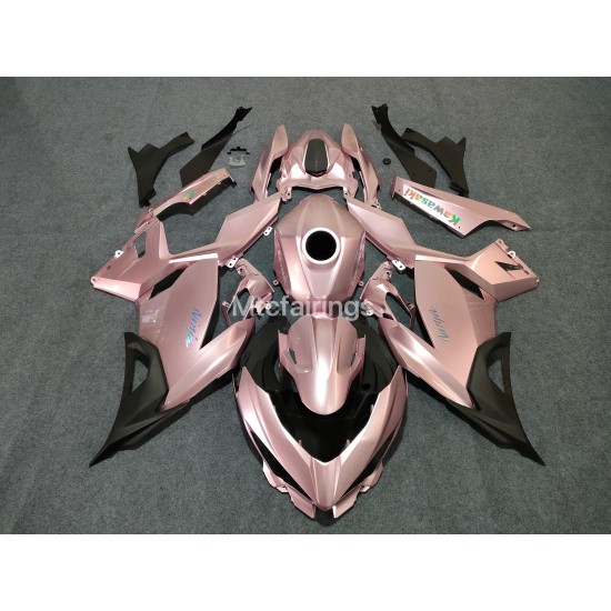 Kawasaki Ninja 400 Rose Gold Motorcycle fairings(2017-2023)