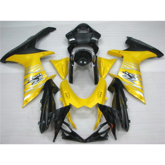 Yellow Suzuki GSXR600 750 K11 Motorcycle Fairings(2011-2022)