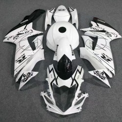 White Fairings For Suzuki GSXR600 750 K11 with Full tank cover(2011-2022)