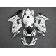 White Fairings For Suzuki GSXR600 750 K11 with Full tank cover(2011-2022)