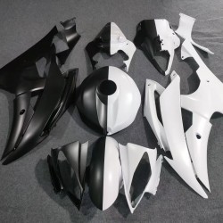 Matte Black/White Fairings For Yamaha YZF R6 Motorcycle (2008-2016)
