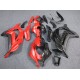  Black/Red Motorcycle Fairings(full tank cover) For Kawasaki Ninja ZX10R (2016-2020)