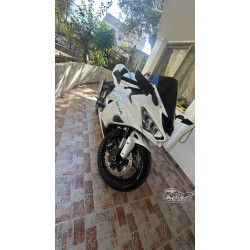 Kawasaki Ninja ZX6R Chameleon White/Purple Motorcycle Fairing(full tank cover)(2019-2023)