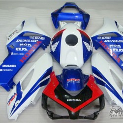 Blue & White Honda CBR1000RR Motorcycle Fairings(2004-2005)