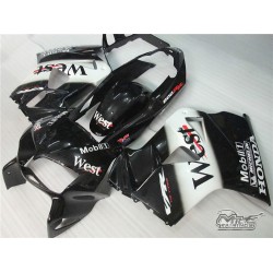 Black Honda VFR800 West Motorcycle Fairings(1998-2001)