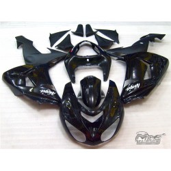 Kawasaki Ninja ZX10R Glossy Black Motorcycle fairings(2006-2007)