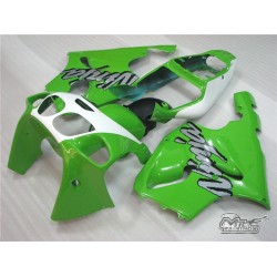 Kawasaki Ninja ZX7R Green & White Motorcycle fairings(1996-2003)