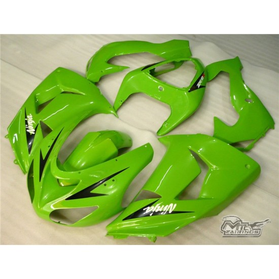 Kawasaki Ninja ZX10R Green Motorcycle fairings(2006-2007)