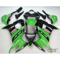 Kawasaki Ninja ZX10R Black Motorcycle fairings(2008-2010)