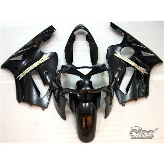 Kawasaki Ninja ZX12R Glossy Black Motorcycle fairings(2002-2004)