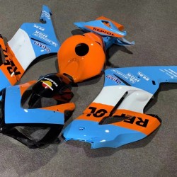 Honda CBR1000RR Blue & Orange Motorcycle Fairings(2004-2005)