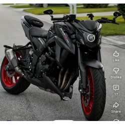 Matte Black Fairings for GSXS-750 2020 