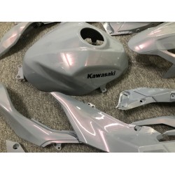 Chameleon Grey/Pink fairings for Kawasaki Ninja500 With Full Tank cover(2024-2025)