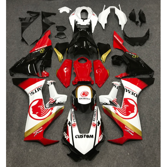 Red & White Honda CBR1000RR Motorcycle Fairings(2017-2022)