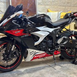 Kawasaki Ninja ZX6R Red & Black Motorcycle Fairings (2013-2018)