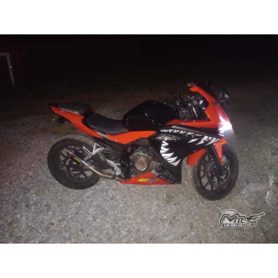 Kawasaki Ninja 650R Orange Motorcycle Fairings(2017-2019)