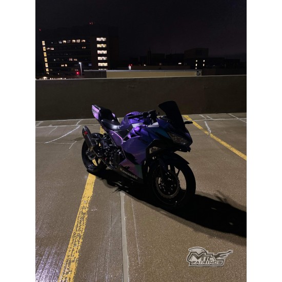  Kawasaki Ninja 400 Customized Blue Motorcycle fairings(2017-2023)