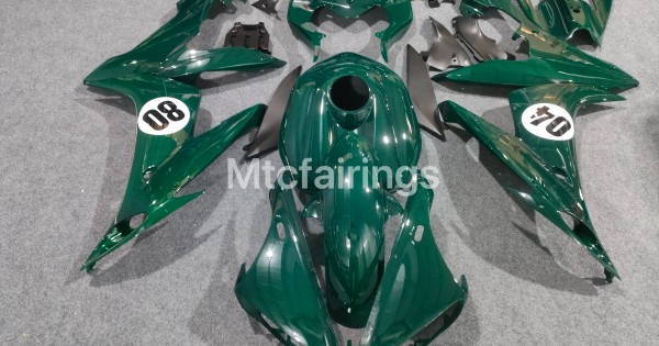 British Green Fairings for Yamaha R1 (Full Tank Cover)(2004-2006)