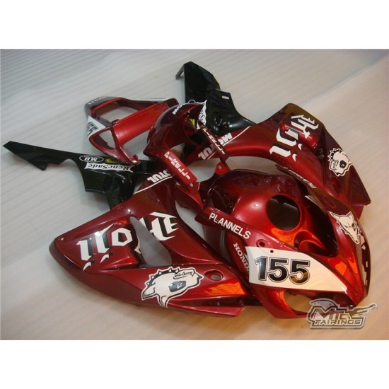 Candy Red Honda CBR1000RR Motorcycle Fairings(2006-2007)