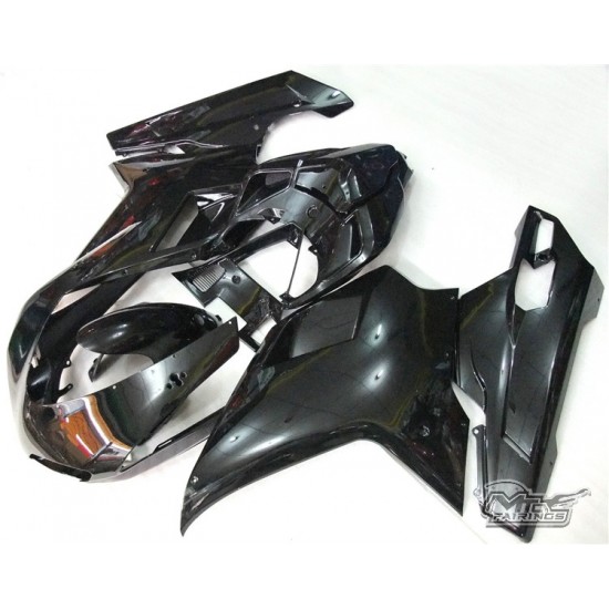 Glossy Black Ducati 1098 1198 848 Motorcycle Fairings(2007-2012)