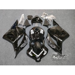 Honda CBR600RR Customized Glossy black Motorcycle Fairings (2009-2011)