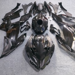 Glossy Black Motorcycle fairings For Kawasaki Ninja 400 (2017-2023)