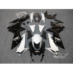 OEM Black/White Suzuki GSXR600 750 K11 Motorcycle Fairings(2011-2022)
