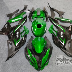 Kawasaki Ninja 400 Candy Green Color Motorcycle fairings(2017-2023)