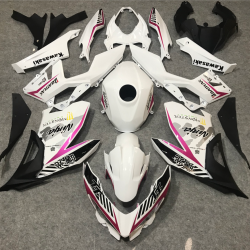Kawasaki Ninja 400 White Motorcycle fairings(2017-2023)