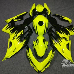 Kawasaki Ninja 400 Yellow/Black Motorcycle fairings(2017-2023)
