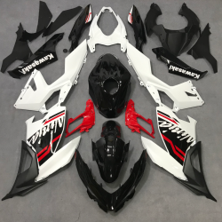 Kawasaki Ninja 400 White & Red Motorcycle fairings(2017-2023)