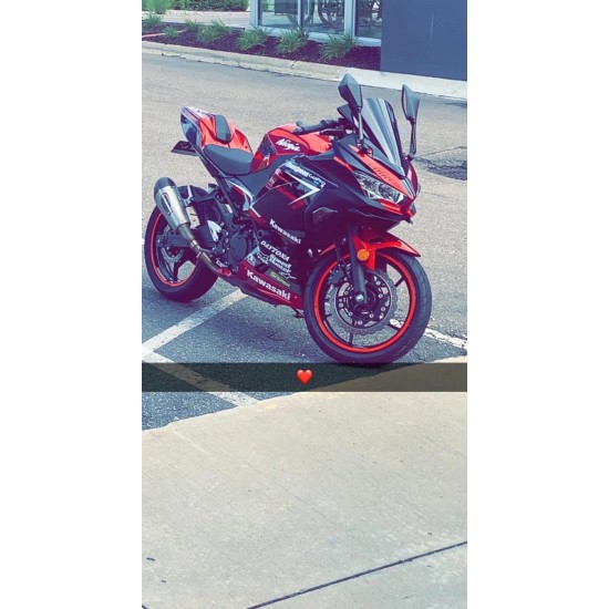 Kawasaki Ninja 400 Candy Red Motorcycle fairings(2017-2023)