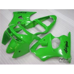 Glossy Green Kawasaki Ninja ZX6R Motorcycle Fairings(1995-1999)