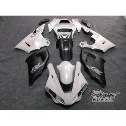 Yamaha YZF R1 Pearl White/Matte black Motorcycle Fairings(2000-2001)
