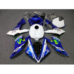 Yamaha Customized Blue YZF R1 Motorcycle Fairings(Full Tank Cover)(2004-2006)