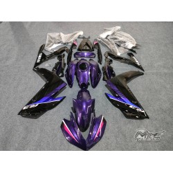 Pearl Purple Yamaha R3 Motorcycle Fairings(2015-2018)