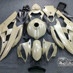 Cream color Yamaha YZF R6 Motorcycle Fairings With Full Tank Cover(2006-2007)