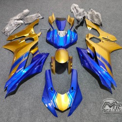 Yamaha YZF R6 Gold/Blue Color Motorcycle Fairings(2017-2023)