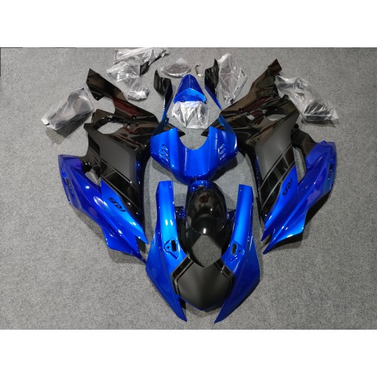 Blue Yamaha YZF R6 Motorcycle Fairings (2017-2023)