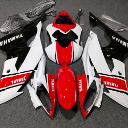 Yamaha YZF R6 Red & White Motorcycle Fairings(2008-2016)