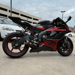 Forged Carbon Fiber Red  Fairings for YAMAHA YZF R6(2017-2023)